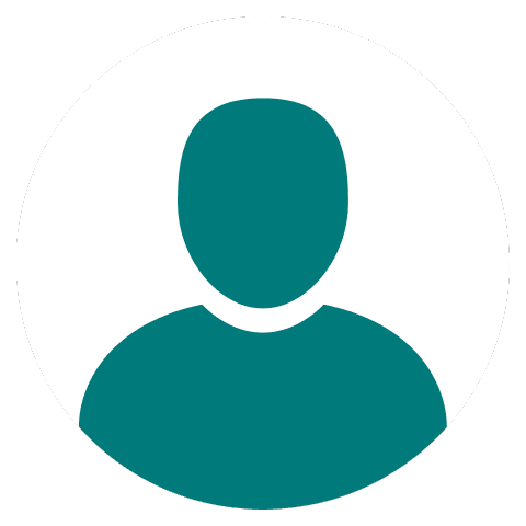 a person's avatar in a blue circle.